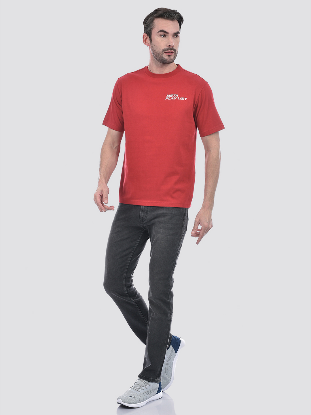 Numero Uno Men Graphic Print Red T-Shirt